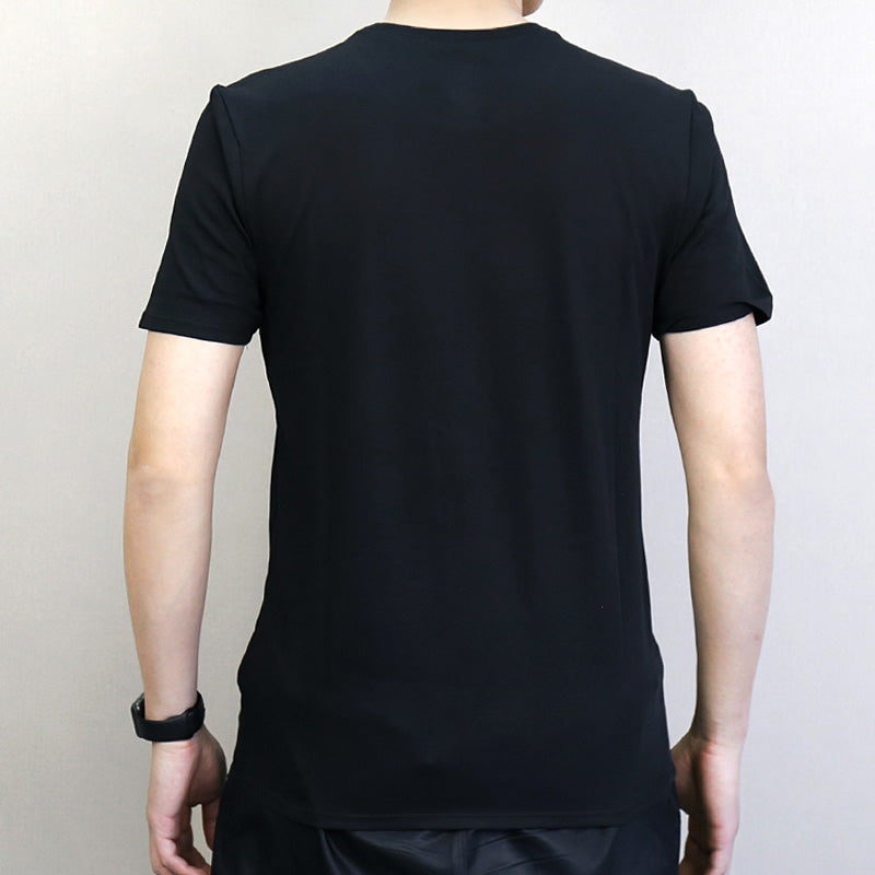 Air Jordan Embroidered Logo Sports Round Neck Short Sleeve Black AO1921-001