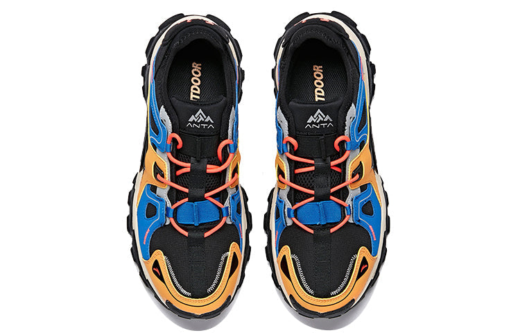 ANTA Hiking Shoes 'Black Yellow Blue' 112016601-9
