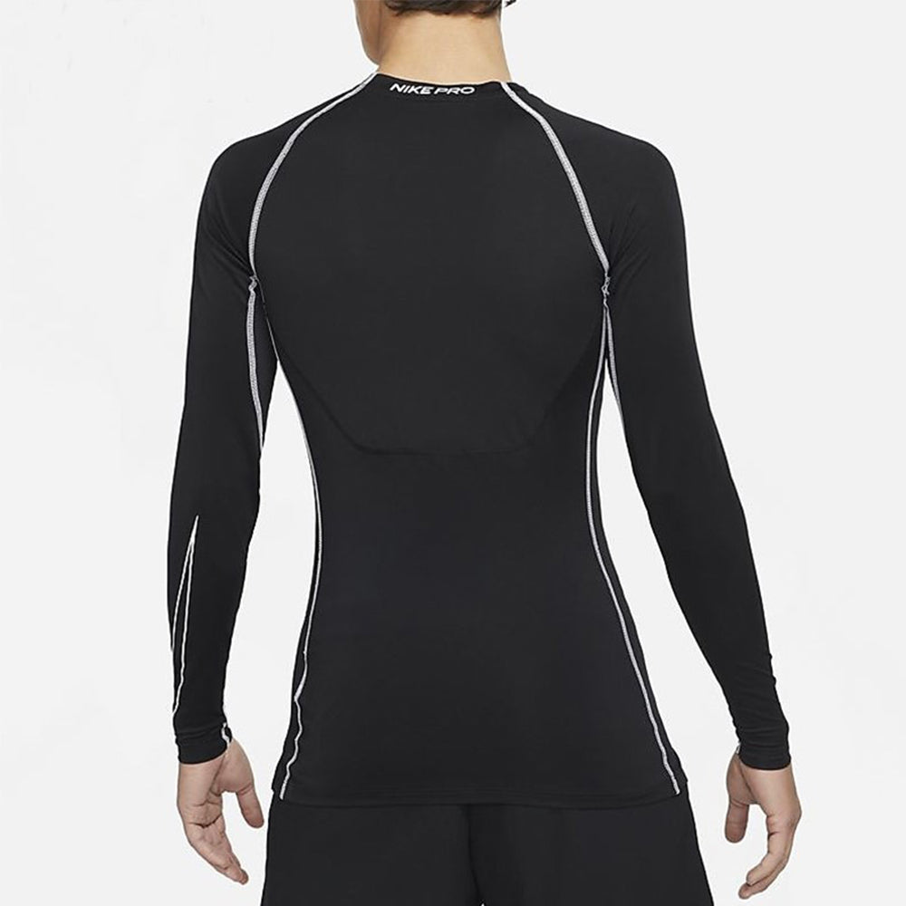 Nike Pro Dri-fit Athleisure Casual Sports Round Neck Long Sleeves Black DD1991-011