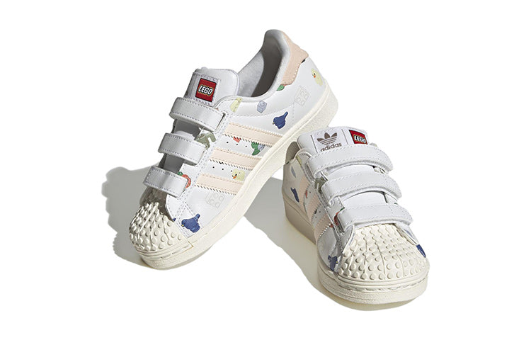 (GS) LEGO x adidas Superstar CF 'Bricks And Figurine  White Wonder Quartz' IF2202