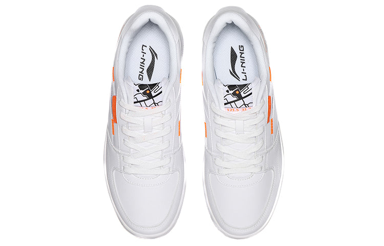 Li-Ning No.258 Classic Leisure Low 'White Orange' AGCN357-1