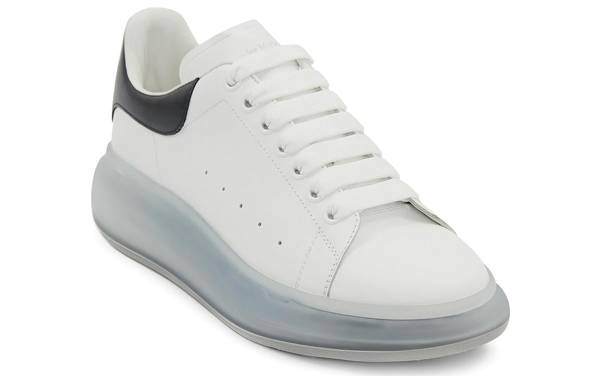 Alexander McQueen Oversized Sneakers 'Clear Sole White Navy Blue' 709817WICY19095