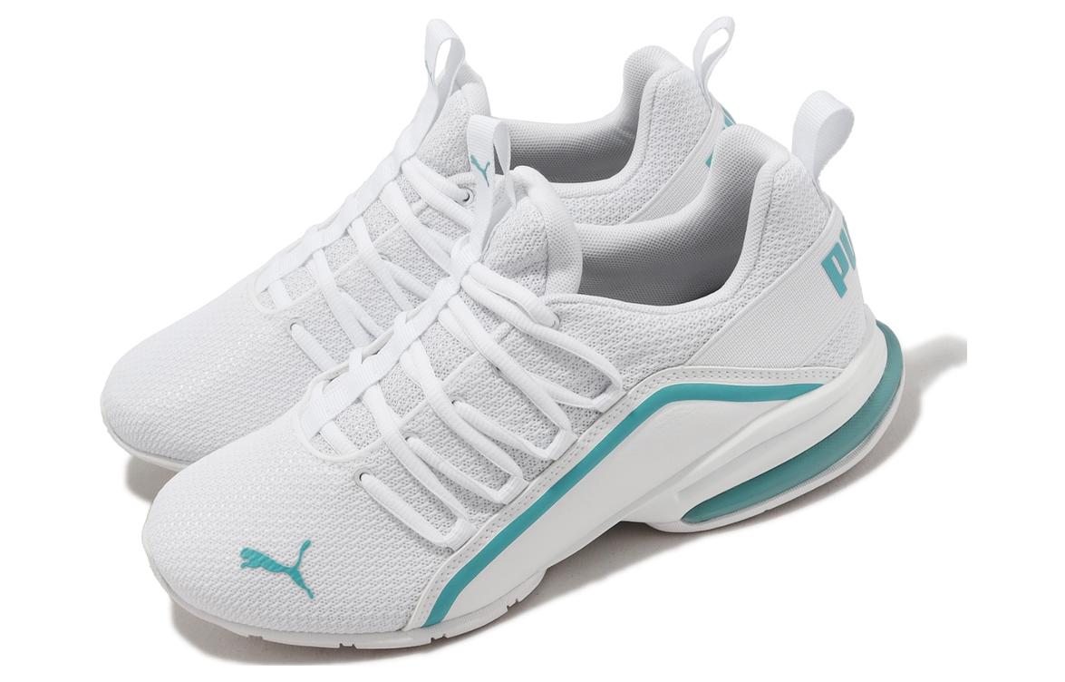 (WMNS) PUMA Axelion Metallic 'White Porcelain' 376023-06