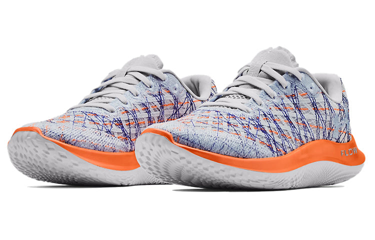 (WMNS) Under Armour Flow Velociti Wind 'Halo Grey Blaze Orange' 3023561-104
