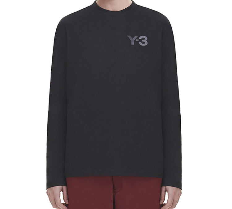 Men's Y-3 Solid Color Long Sleeves Black DY7293