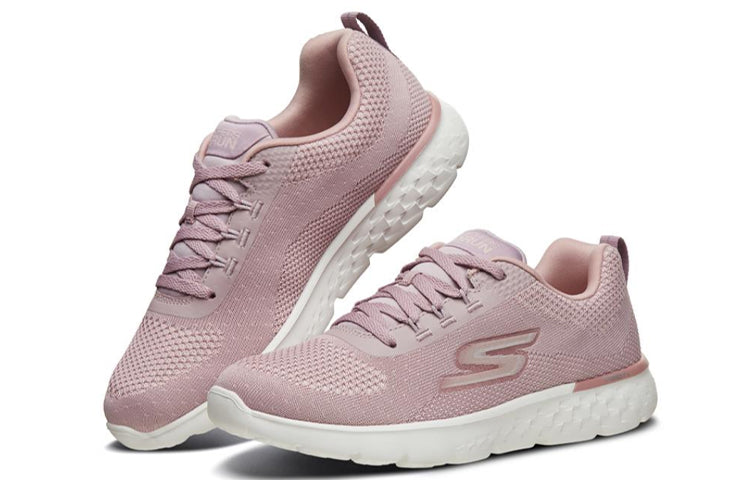 (WMNS) Skechers Go Run 400 Sport Shoes Pink/White 667044-ROS