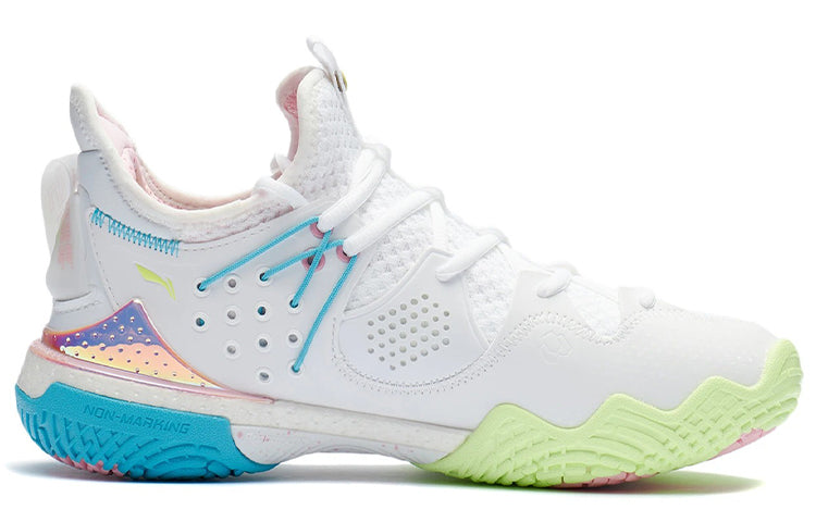 (WMNS) Li-Ning Halberd 3 'White Blue Green' AYAR024-1