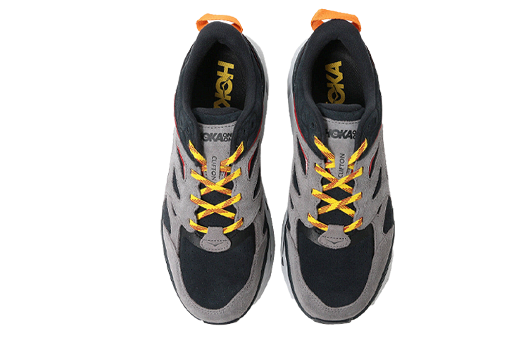 HOKA ONE ONE Clifton L Suede 'Black Lunar Rock' 1122571-BLRK