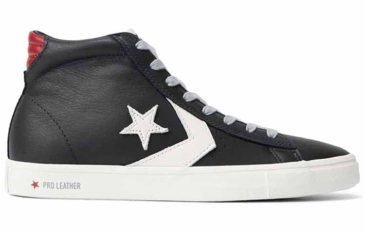 Converse Heritage Leather Pro Leather Mid 'Black White' 165859C