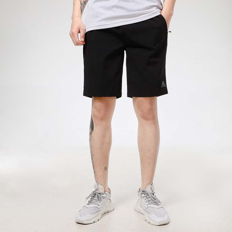 adidas Stretch Shorts Training Running Sports Black GN7324