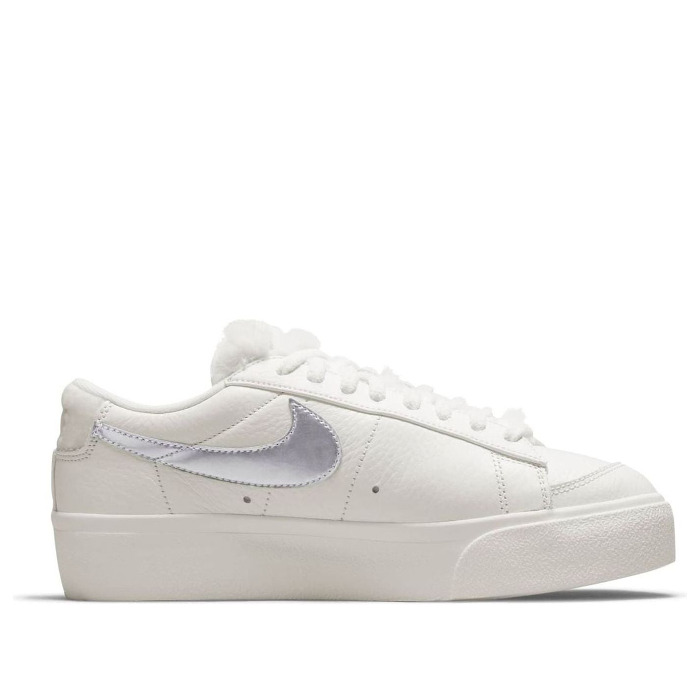 (WMNS) Nike Blazer Low Platform 'Faux Sherpa Fur' DO8993-100