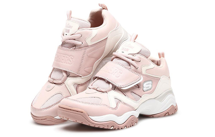 (WMNS) Skechers D Lites Train Mid-Top Daddy Shoes Pink/White 99999111-PKW