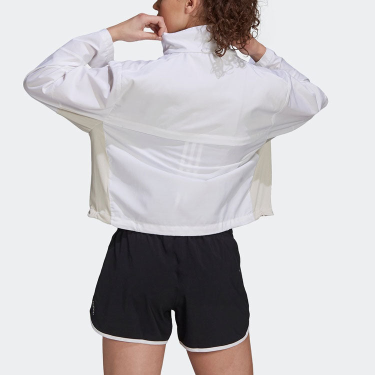 (WMNS) adidas Primeblue Adapt Running Jacket 'White' GP6485