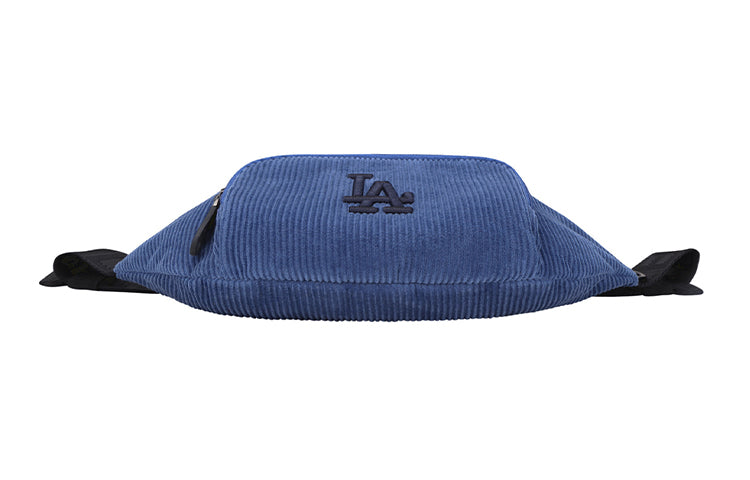 MLB LA Los Angeles Dodgers corduroy fanny pack Navy Blue 32BGCB011-07U