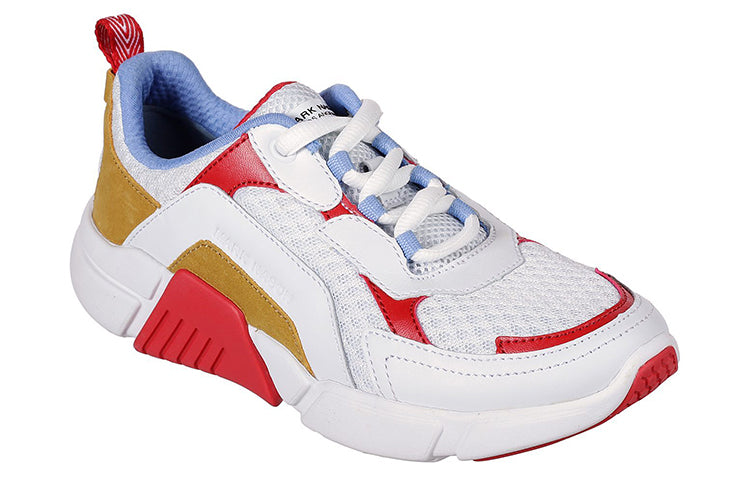 (WMNS) Skechers Mark Nason Los Angeles Block 'White Red' 68854-WMLT