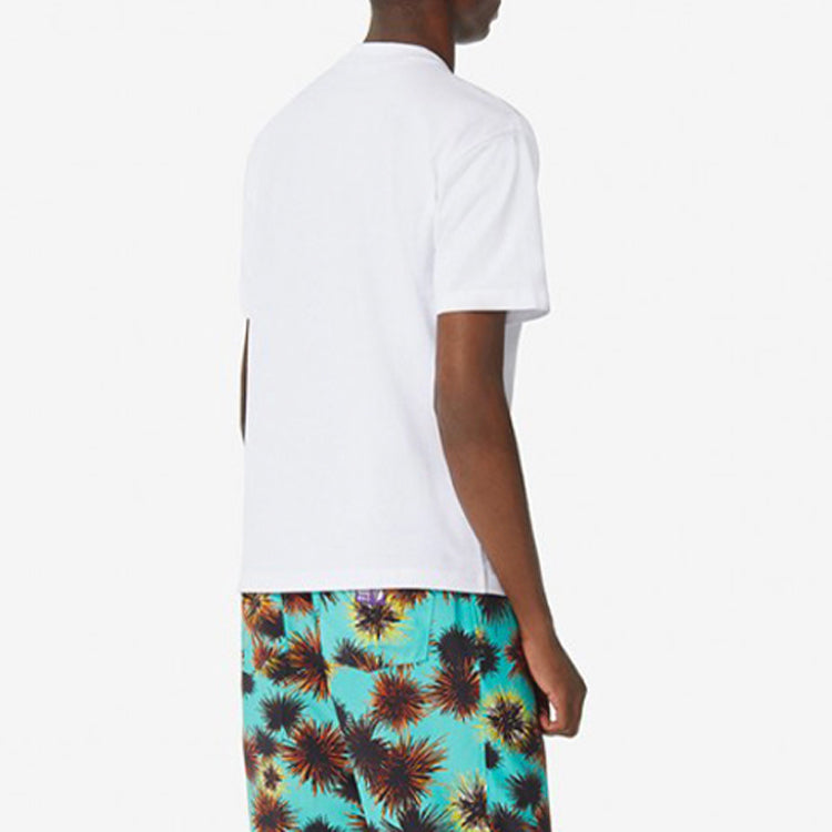 Men's KENZO Embroidered Tiger Head Casual Short Sleeve White FA55TS0904V9-01