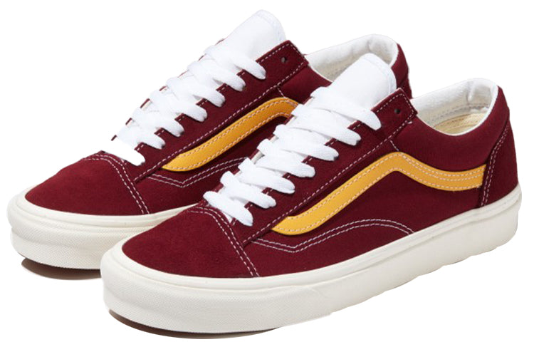 Vans Unisex Style 36 Sneakers Red Wine Red VN0A54F6677