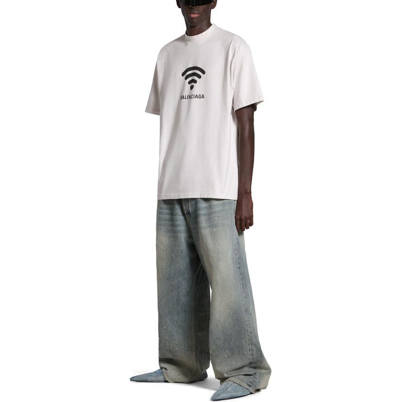 Balenciaga Lo_ve T-shirt 'Off White' 764235TQVK23307