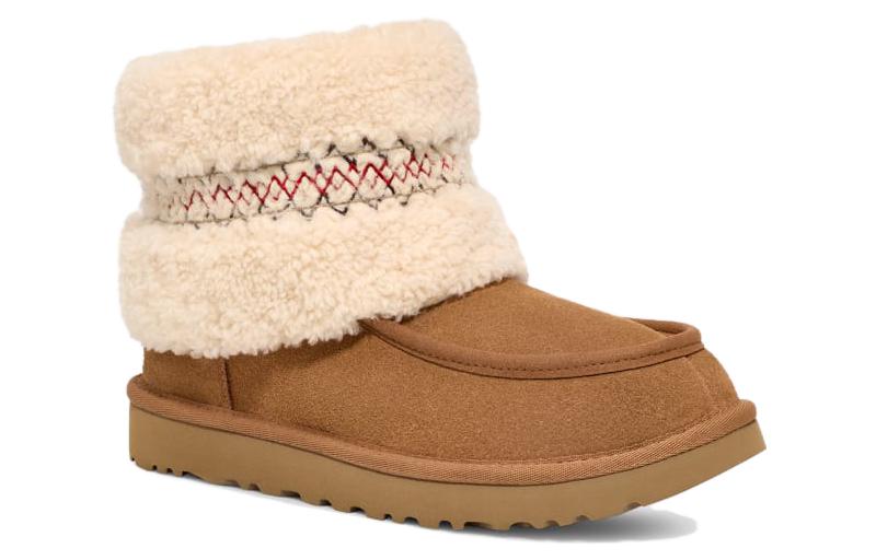 (WMNS) UGG Mini Braid Boot 'Chestnut' 1148930-CHE