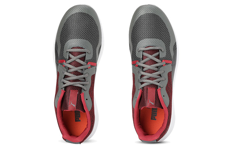 PUMA Pacer Wave Idp Low Running Shoes Grey/Red 369708-04