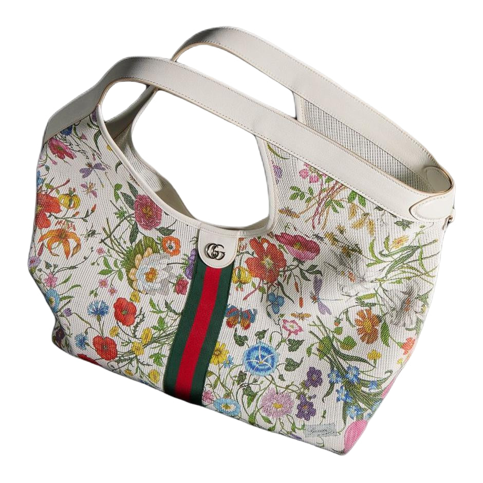 (WMNS) Gucci Giglio Flora Large Tote Bag 'White Multicolor' 853971-FAGDB-9564