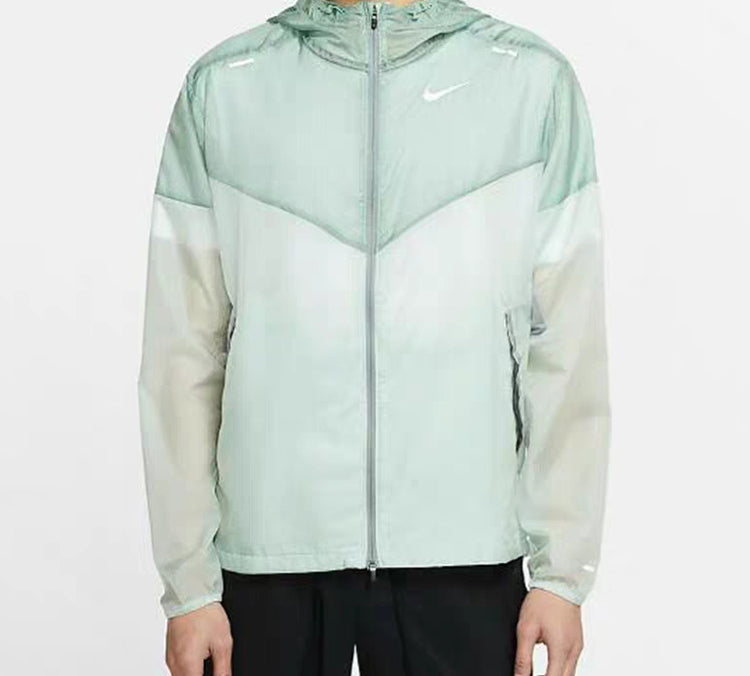 Nike WINDRUNNER Woven hooded Running Jacket Mint Green CK6342-321