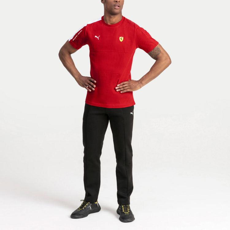 PUMA Scuderia Ferrari T7 T-Shirt 'Red White Yellow' 595427-01