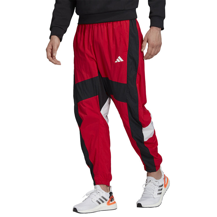 adidas M O Shape Pant Splicing Sports Bundle Feet Pants Red FI4685