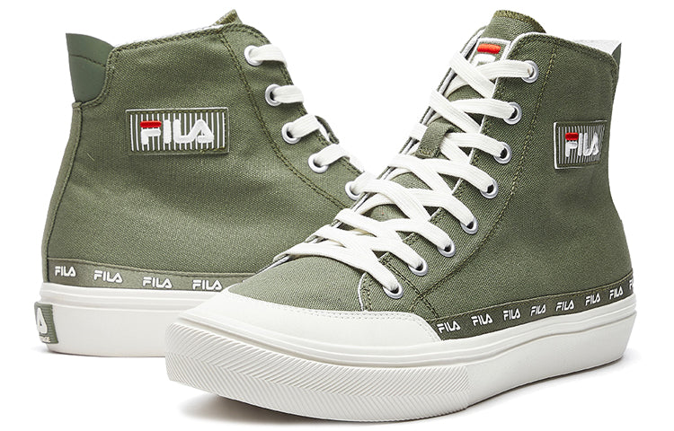 FILA STRADA high-top canvas shoes Green F12M034412FGN