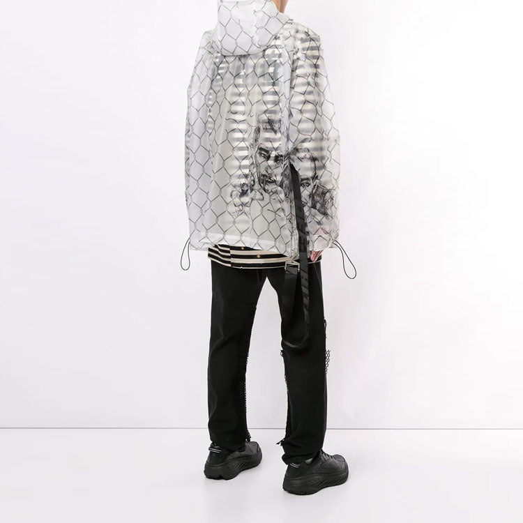 Men's Off-White Pocket Detail Transparent Ordinary Version White OMEA211S20H640339810