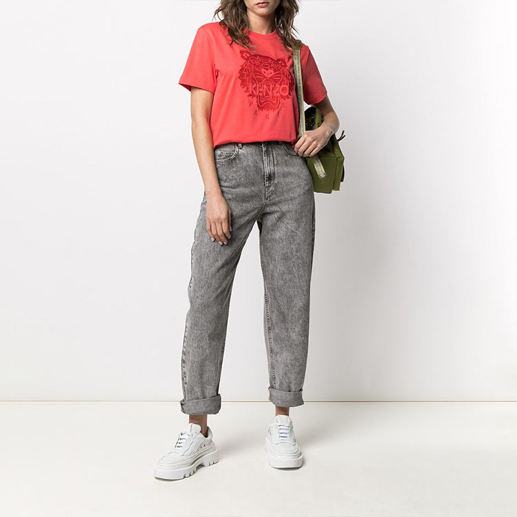 KENZO SS21 Embroidery Printing Red FB52TS9154YF-18