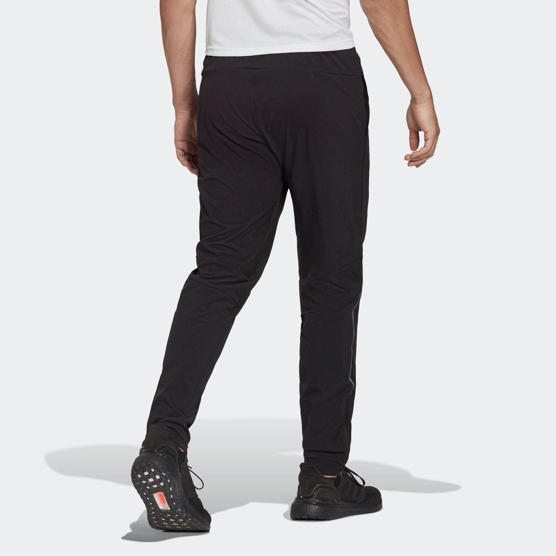 adidas Astro Pant M Logo Casual Sports Running Breathable Pants Black H64736