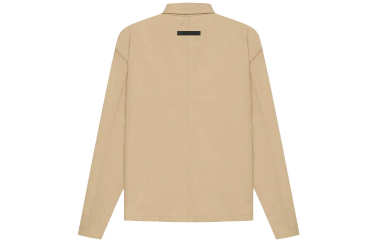 Fear of God Essentials SS21 Twill Jacket Khaki FOG-SS21-638