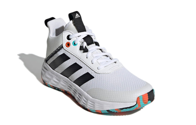 (GS) adidas Ownthegame 2.0 'Black White H01556