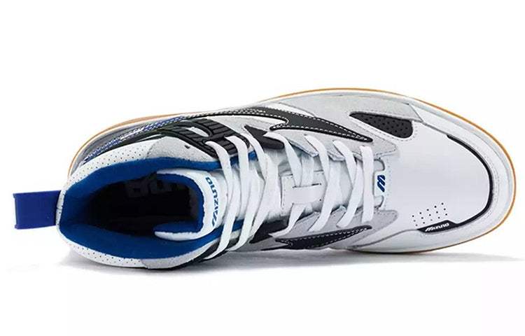 Mizuno CL MID Skateboarding Shoes Black White Blue D1GH202901