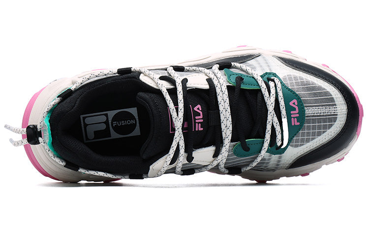 (WMNS) Fila Fusion Shoes 'Black Green' T12W125202FBG