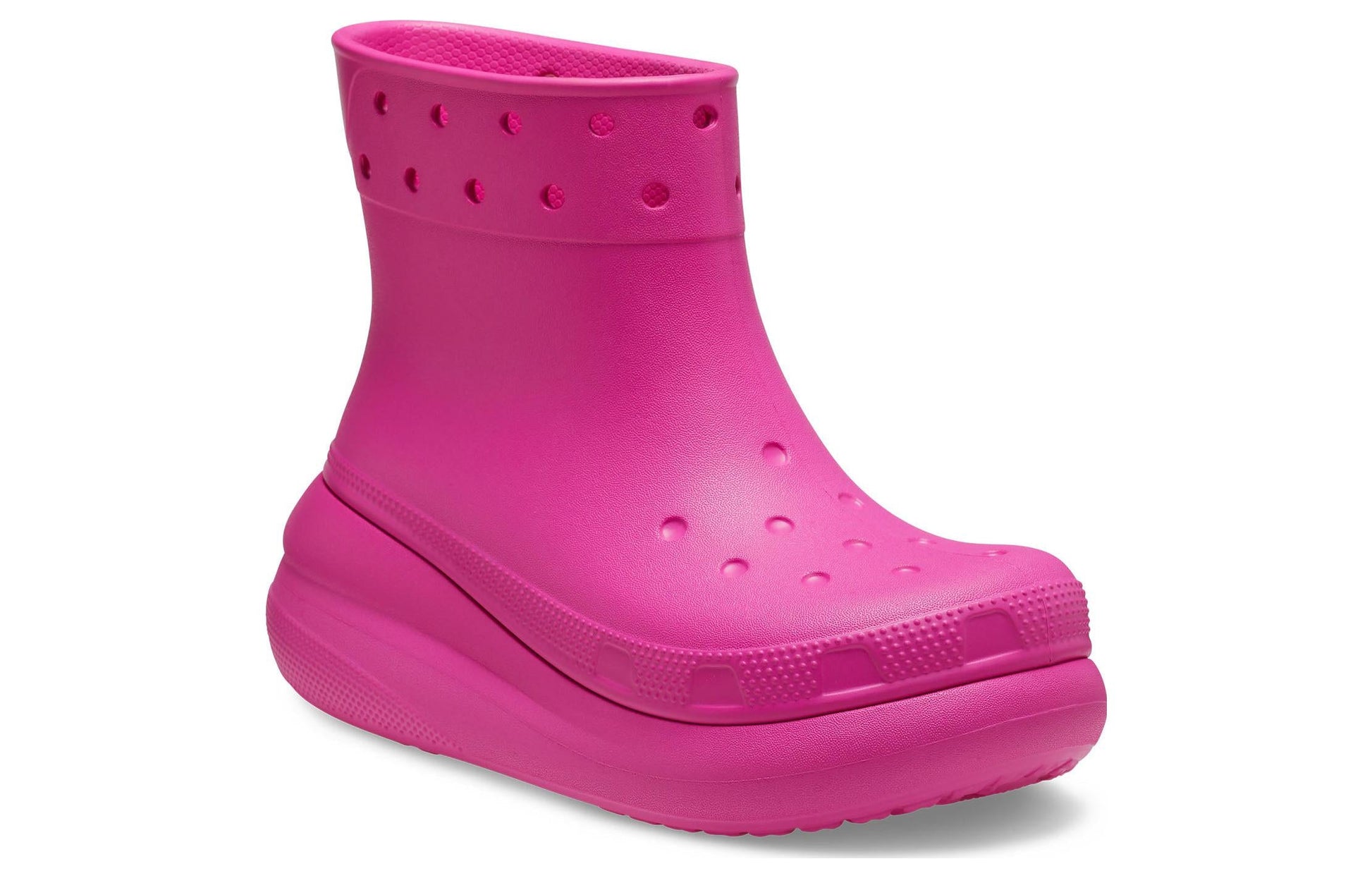 (WMNS) Crocs Classic Crush Boots 'Fuchsia Fun' 207946-6SV