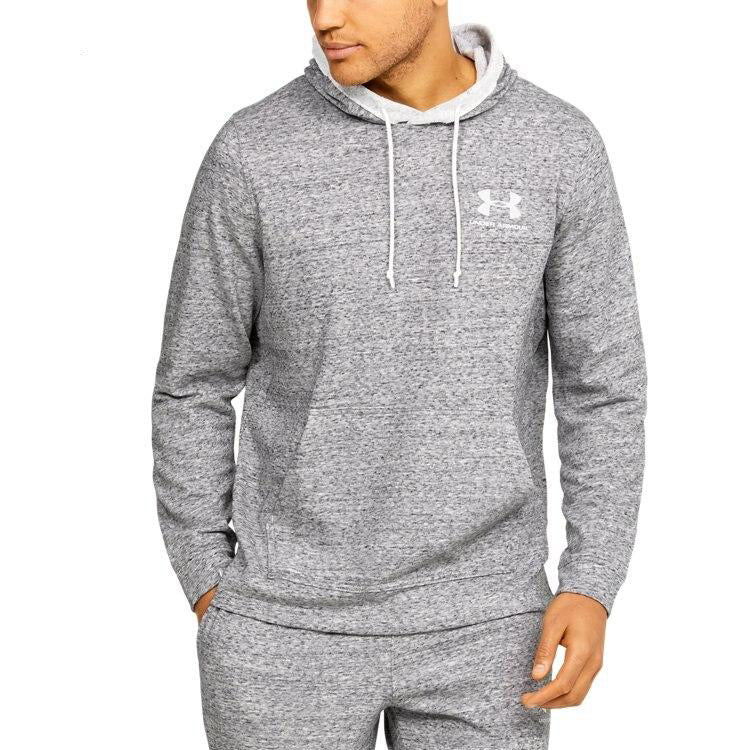 Men's Under Armour Kangaroo Pocket Gray White 1329291-112