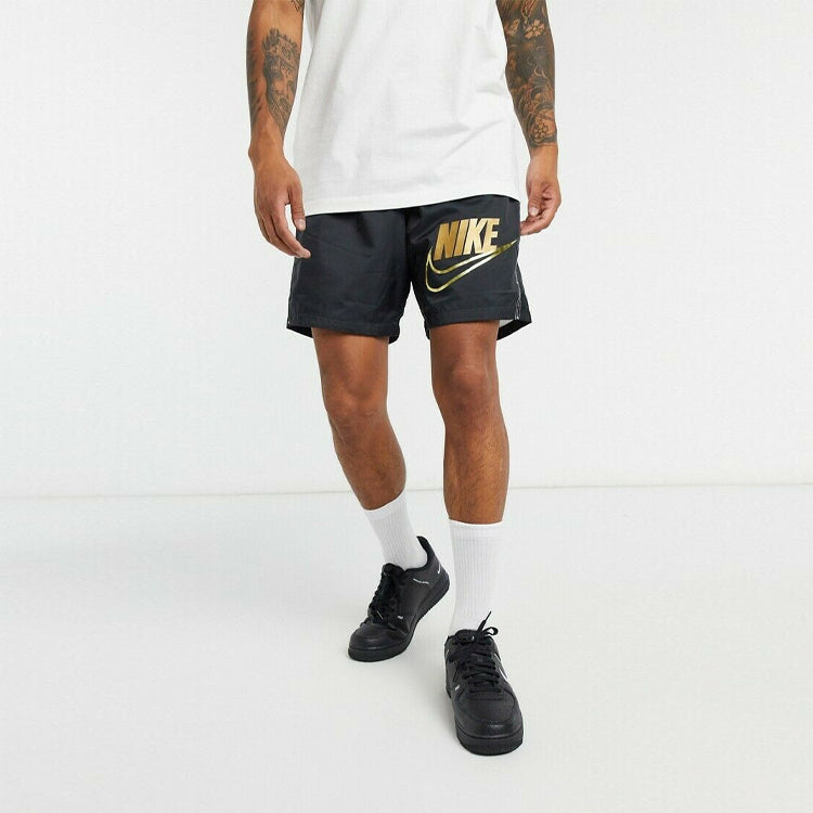 Nike Sportswear Men's Alumni Shorts Black/Gold CZ8921-010