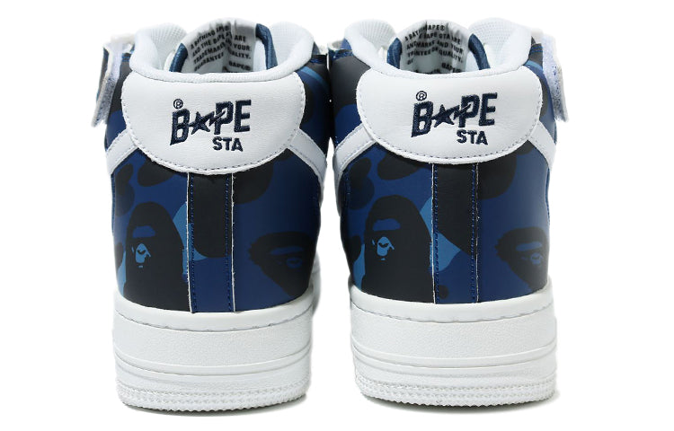 A BATHING APE Bape Sta Mid 'Blue' 1G80-191-008-NVB