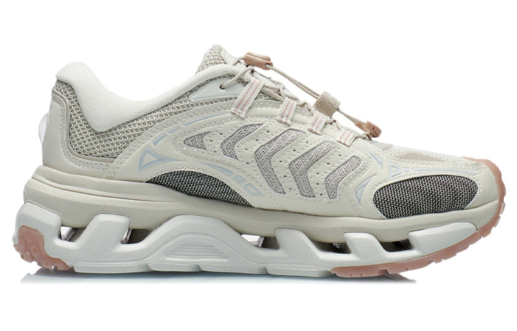 (WMNS) Li-Ning Scenery Low 'White Grey' AGLR106-3