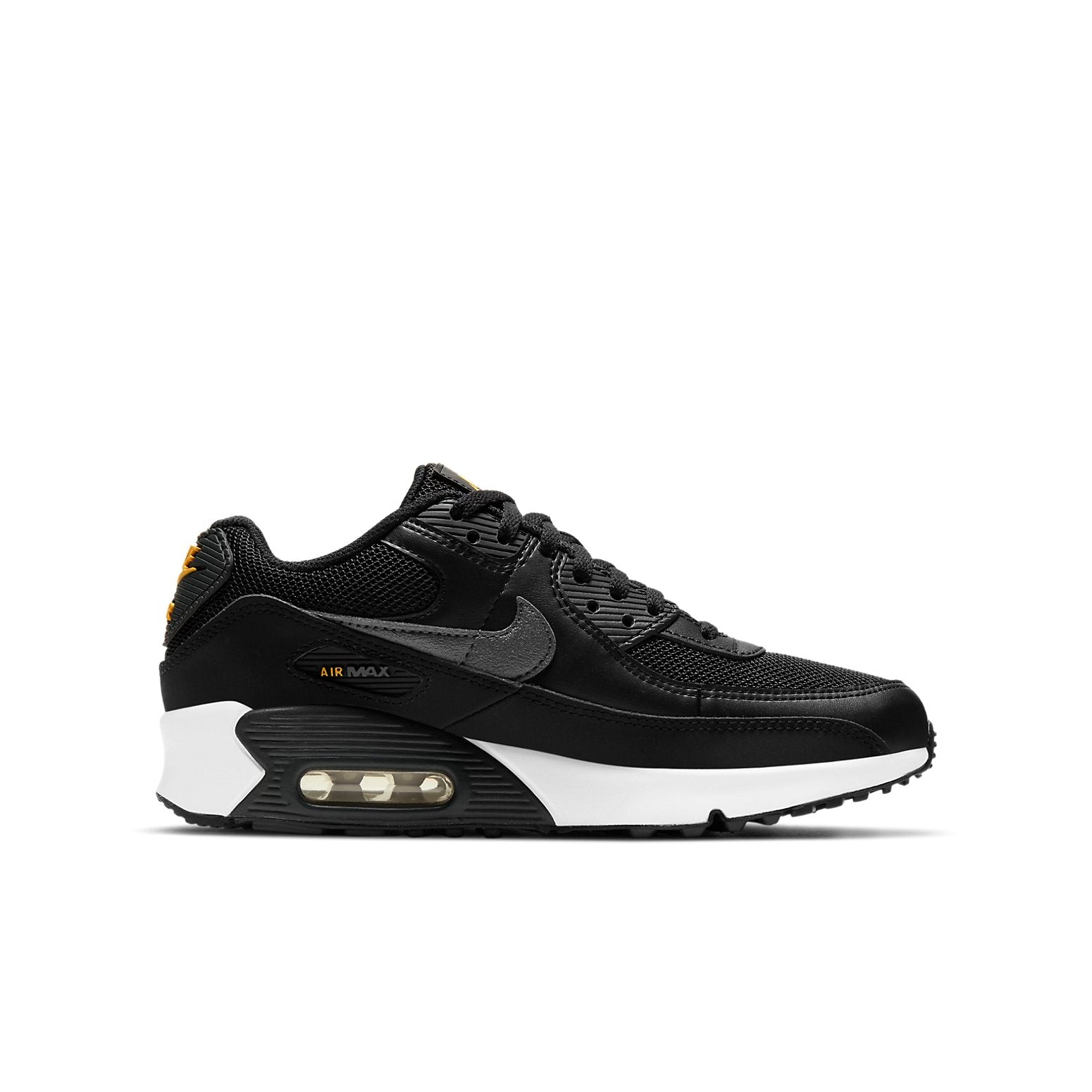 (GS) Nike Air Max 90 Black/Orange DJ4614-001