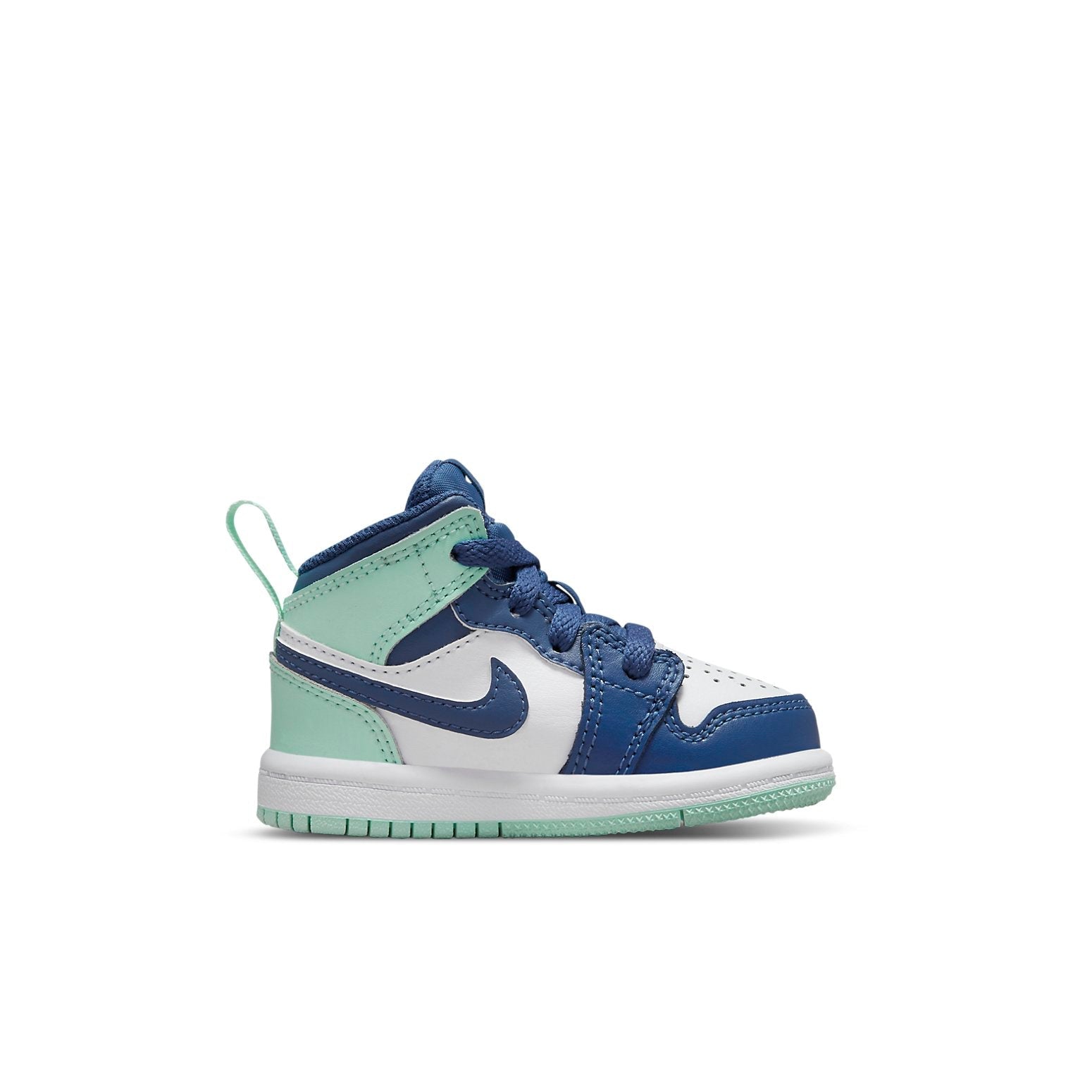 (TD) Air Jordan 1 Mid 'Blue Mint' 640735-413
