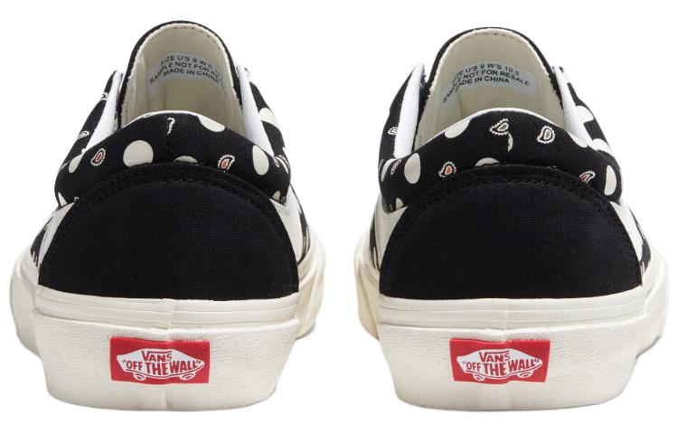 Vans Bold Ni Polka Dot Paisley 'Black Marshmallow' VN0A5DYA1KP