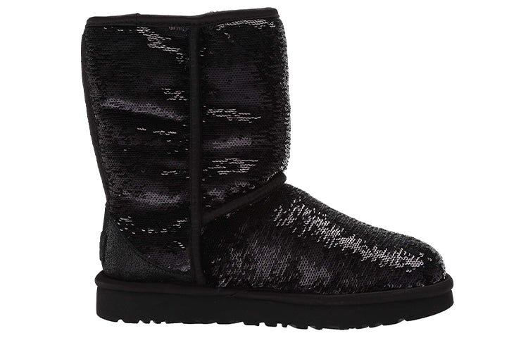 (WMNS) UGG Snow Boots 'Black' 9248759-BLK