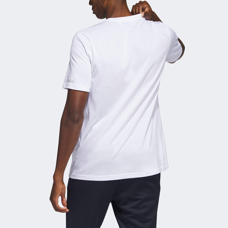 adidas AEROREADY Training Logo Graphic Short Sleeve T-shirt 'White' H44740