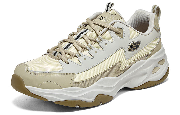Skechers D'Lites 4.0 Shoes 'White Yellow Olive' 894286-BRMT