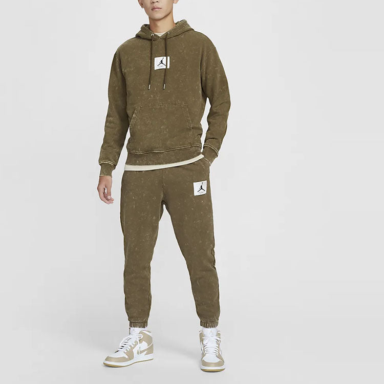 Air Jordan Solid Color Drawstring Pants Men's Khaki DR3090-385