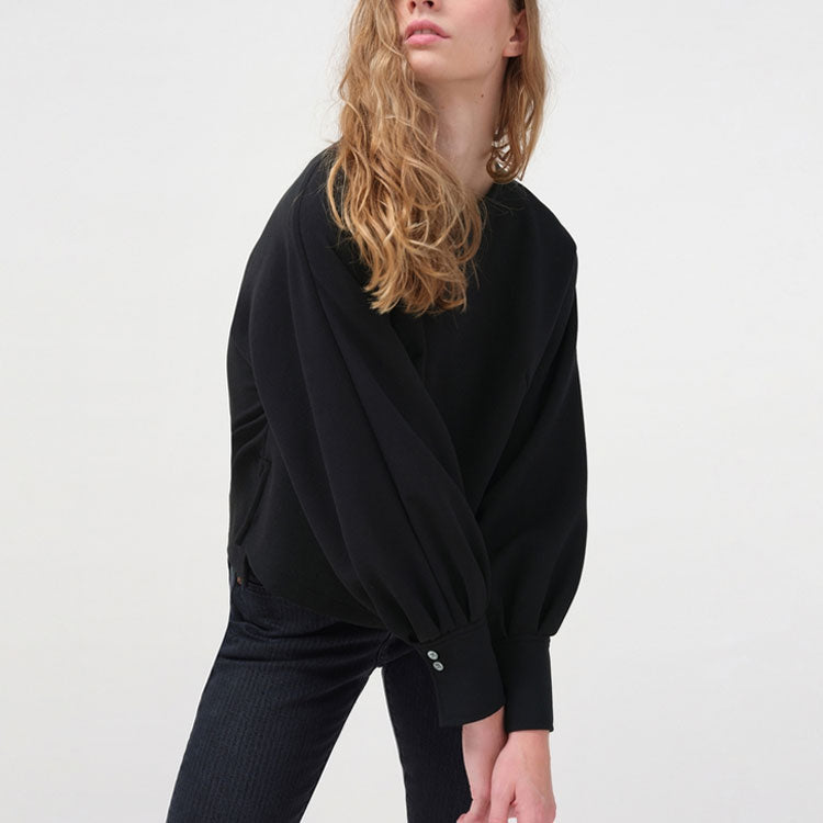 (WMNS) Levi's Easy Wave Series Sweater 'Black' 22717-0001