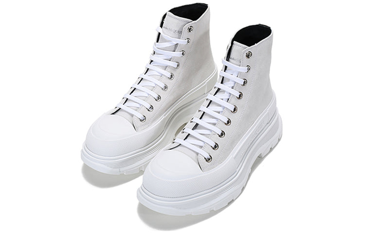 Alexander McQueen Tread Slick Boots 'White' 627206WHBGU9089